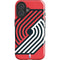 NBA Portland Trail Blazers Large Logo iPhone 16 Impact Case